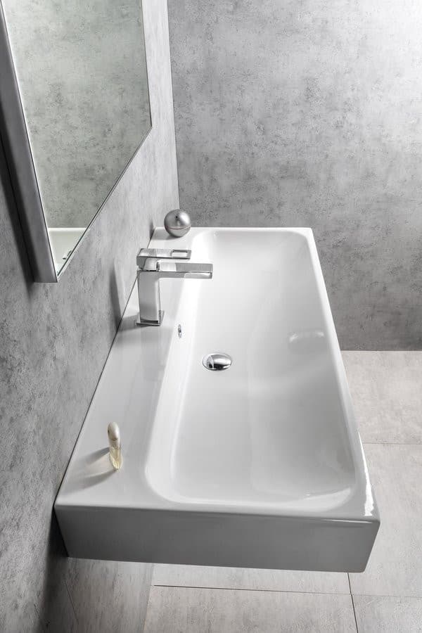 TORIDI umywalka ceramiczna 101x46cm, biały