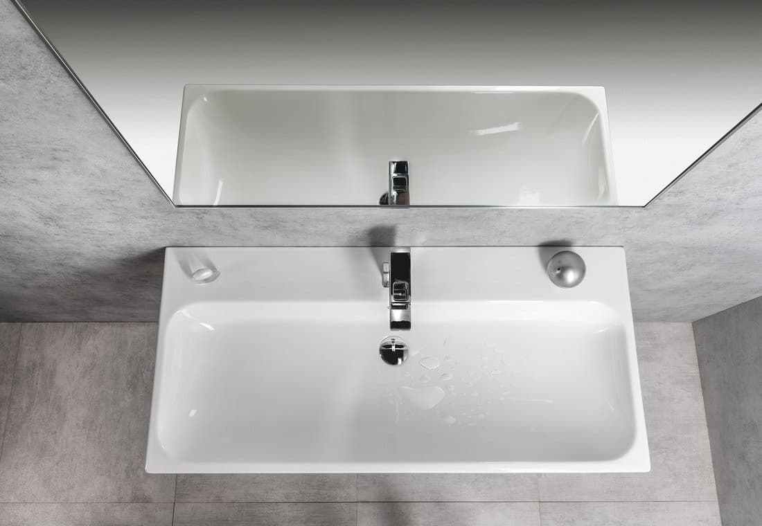 TORIDI umywalka ceramiczna 101x46cm, biały