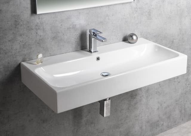 TORIDI umywalka ceramiczna 101x46cm, biały