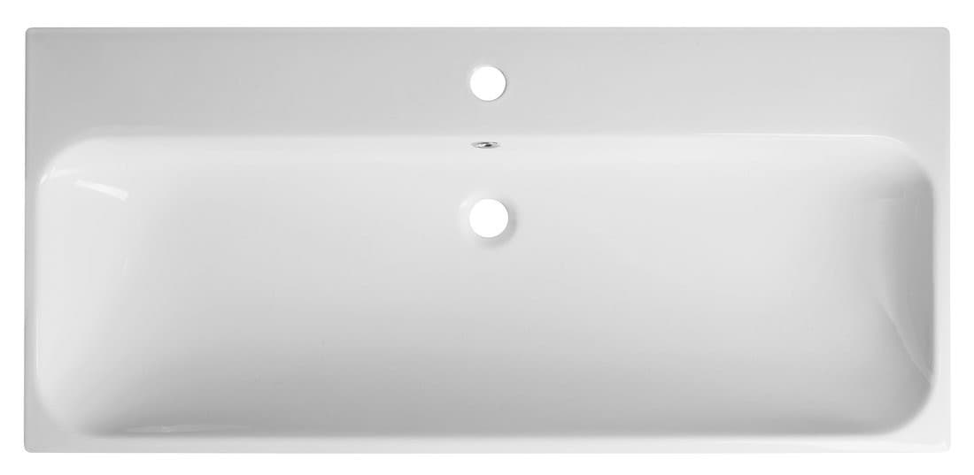 TORIDI umywalka ceramiczna 101x46cm, biały