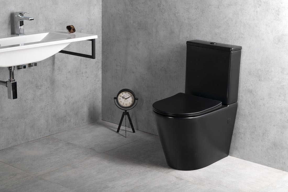 PACO deska WC, SLIM, Soft Close, Easy Take, czarny mat