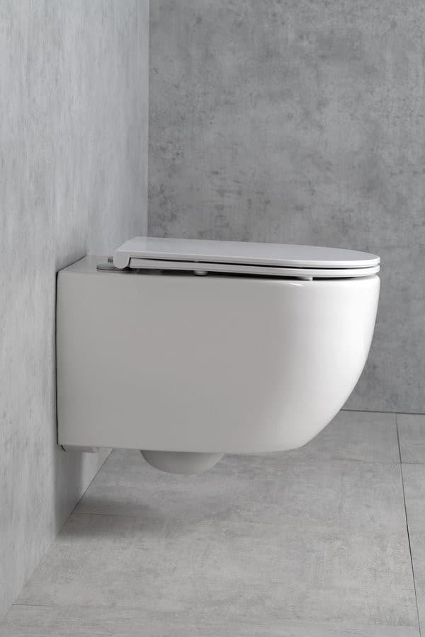 FULDA WC misa wisząca, Vortex Rimless, 36x52,5cm, biały