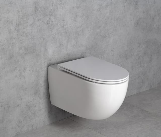 FULDA WC misa wisząca, Vortex Rimless, 36x52,5cm, biały