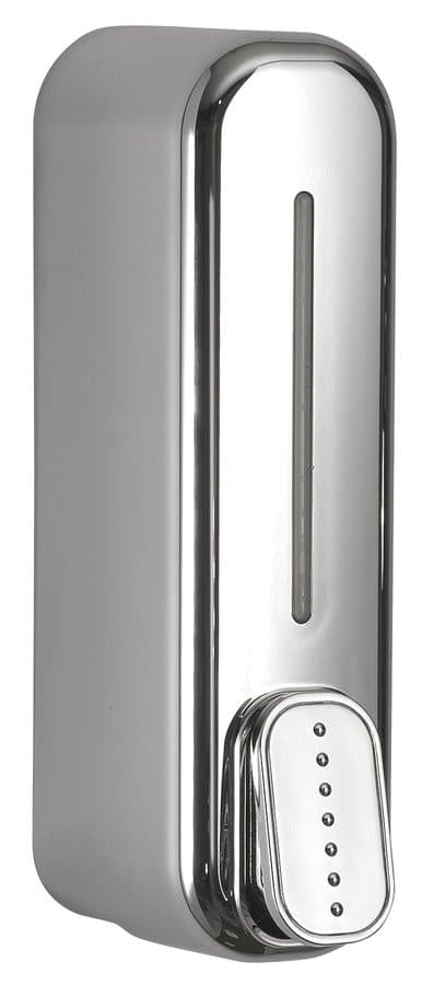 Dozownik płynnego mydła wiszący, 350ml, chrom