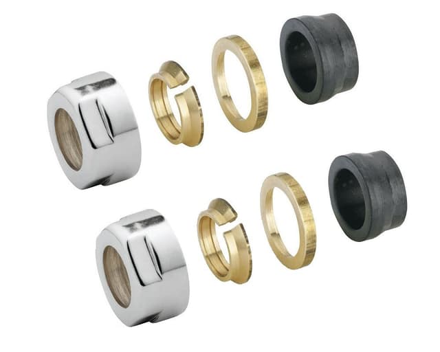 Złączki do Miedzi 15mm, stal nierdzewna mat