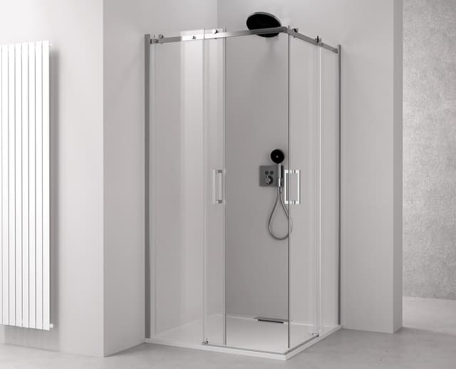 THRON ROUND kabina prysznicowa 900x900mm, wejście z rogu
