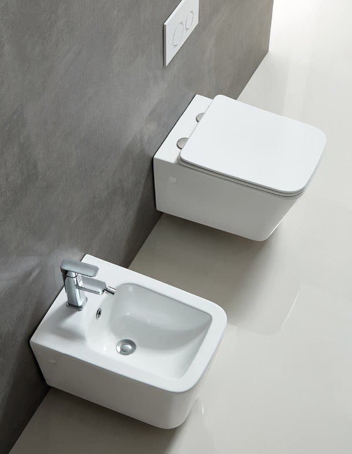 PORTO bidet wiszący, 36x52cm, biały