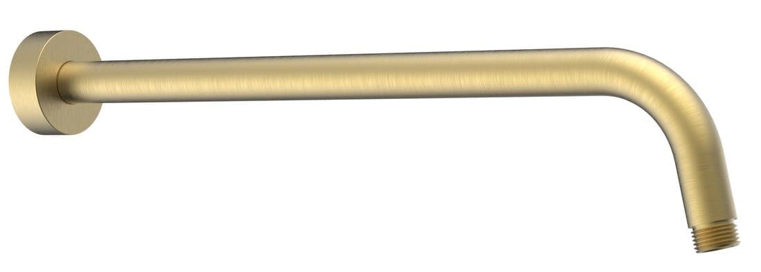 Ramię prysznicowe okrągły, 400mm, złoto mat