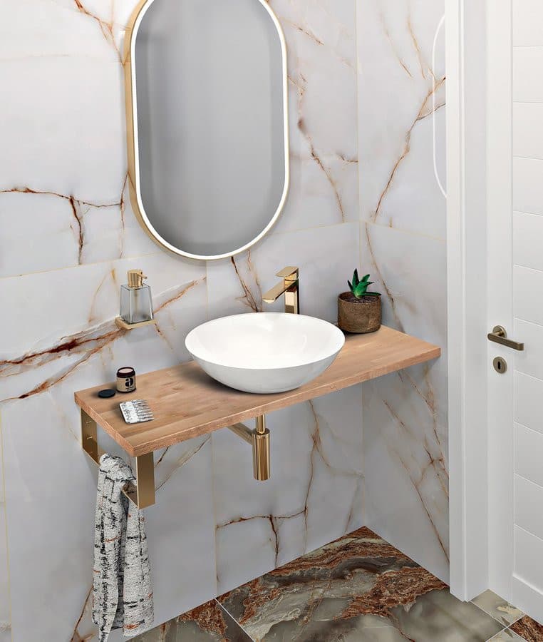 WOODY blat 2000x28x360mm, lite drewno dąb naturalny