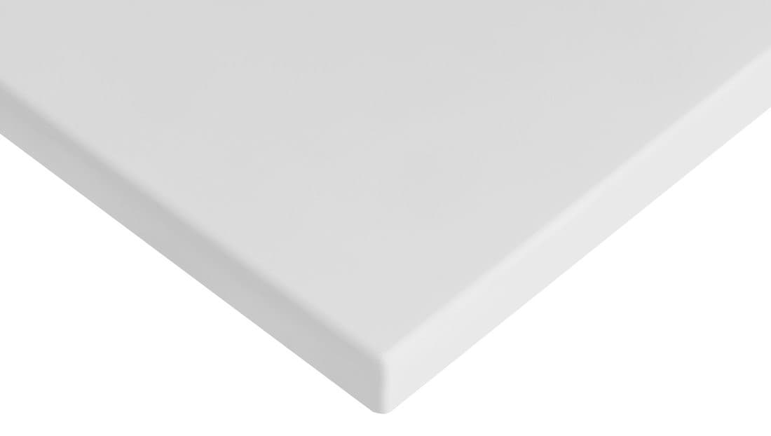 PLATO blat Rockstone 2000x24x360mm, biały mat