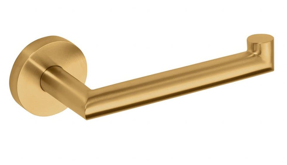 X-ROUND GOLD wieszak na papier toaletowy, złoto mat