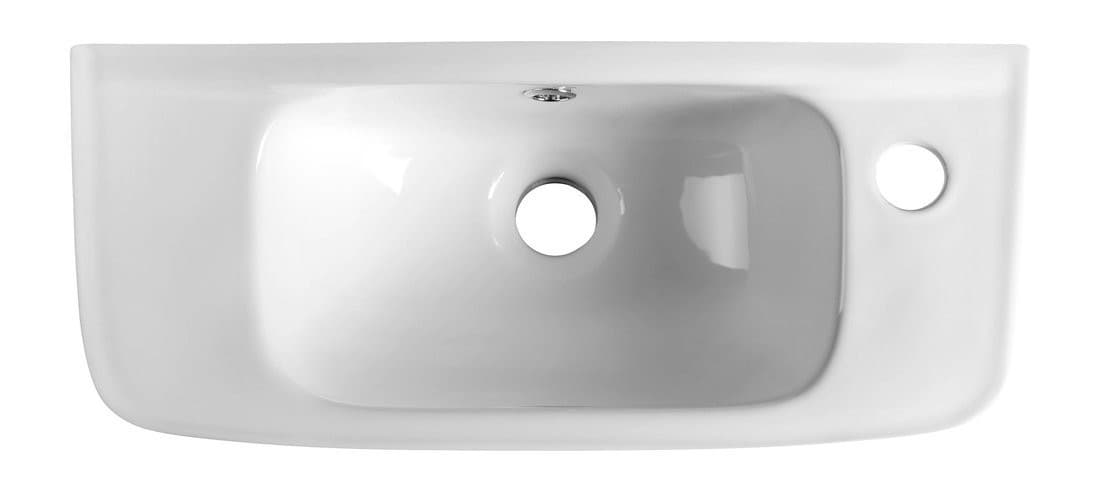 Umywalka ceramiczna 51x22cm, biały