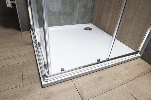 AGGA kabina prysznicowa narożna 800x800mm, szkło czyste