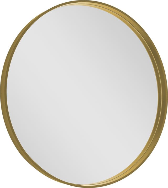 NOTION lustro w ramie, ø 80cm, złoty mat