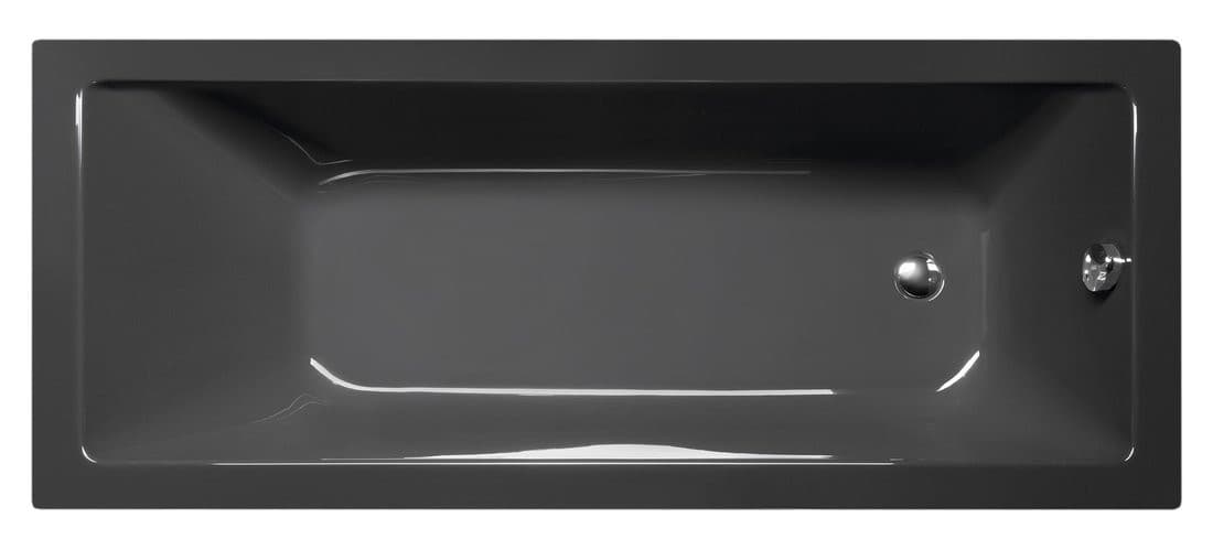 NOEMI wanna prostokątna 170x70x39cm, szary