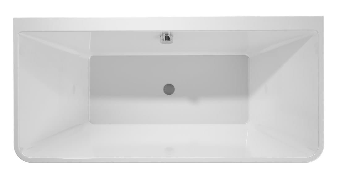 LIBERTA D wanna przyścienna 170x78x60cm, biały