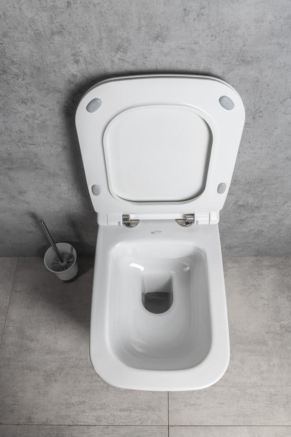 VEA WC wiszące, Rimless, 34,5x52cm, biały