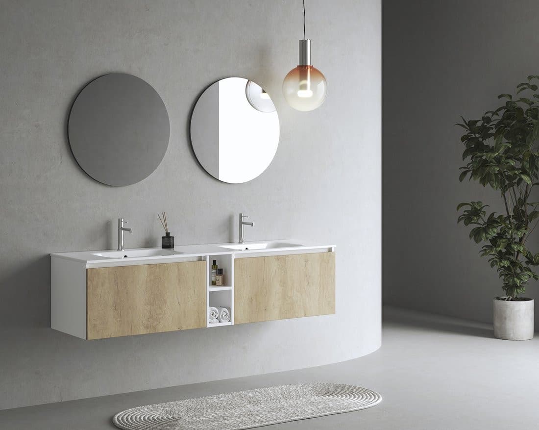 VELUR okrągłe lustro z podświetleniem LED, ø 80cm