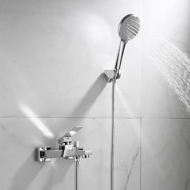 RITMO bateria wannowa ścienna, chrom