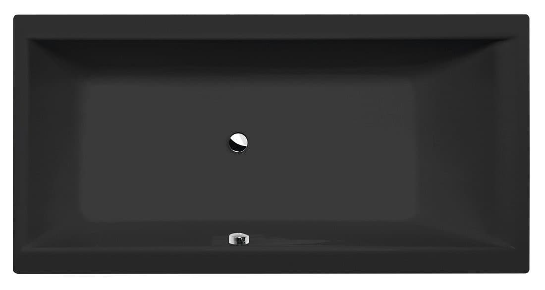 CLEO wanna prostokątna 180x90x48cm, czarny mat