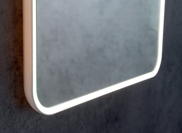 FLOAT Lustro z podświetleniem LED 50x70cm, białe