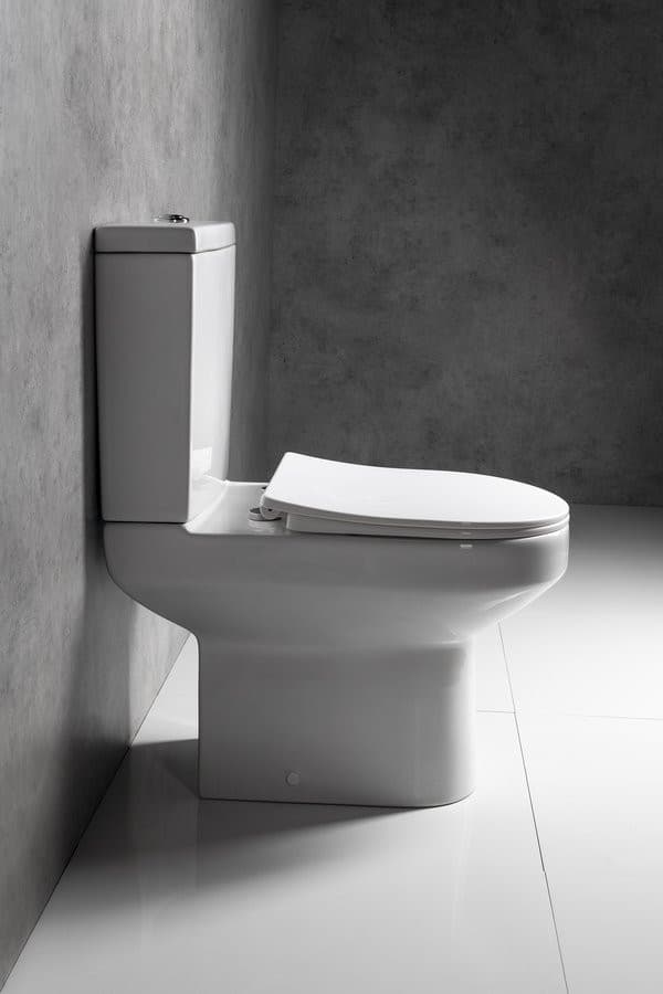 VERMET kompakt WC, odpływ pionowy/poziomy, biały