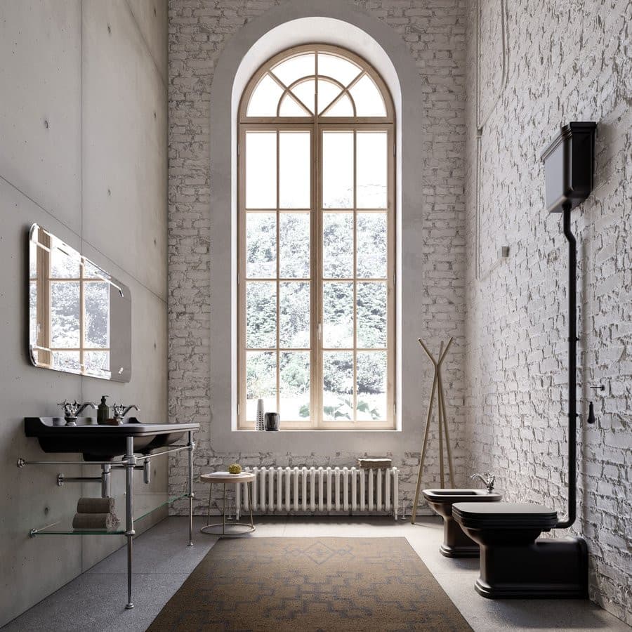 WALDORF bidet 37x65cm, czarny mat
