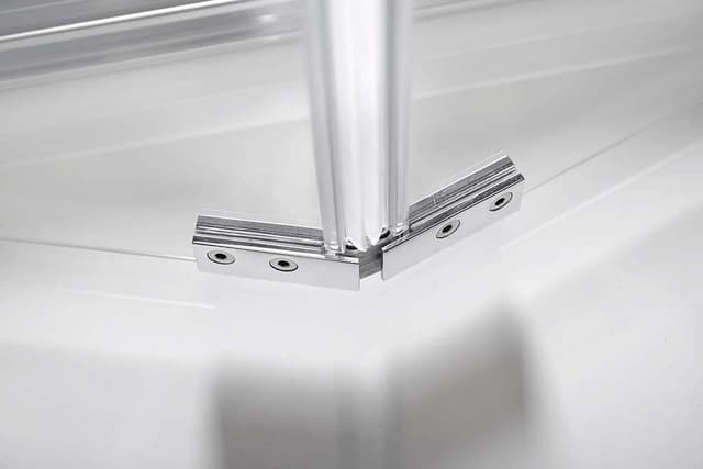 LUCIS LINE drzwi prysznicowe składane 900mm, szkło czyste