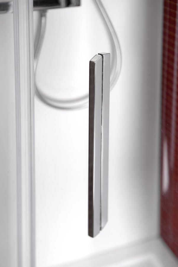 LUCIS LINE drzwi prysznicowe składane 900mm, szkło czyste