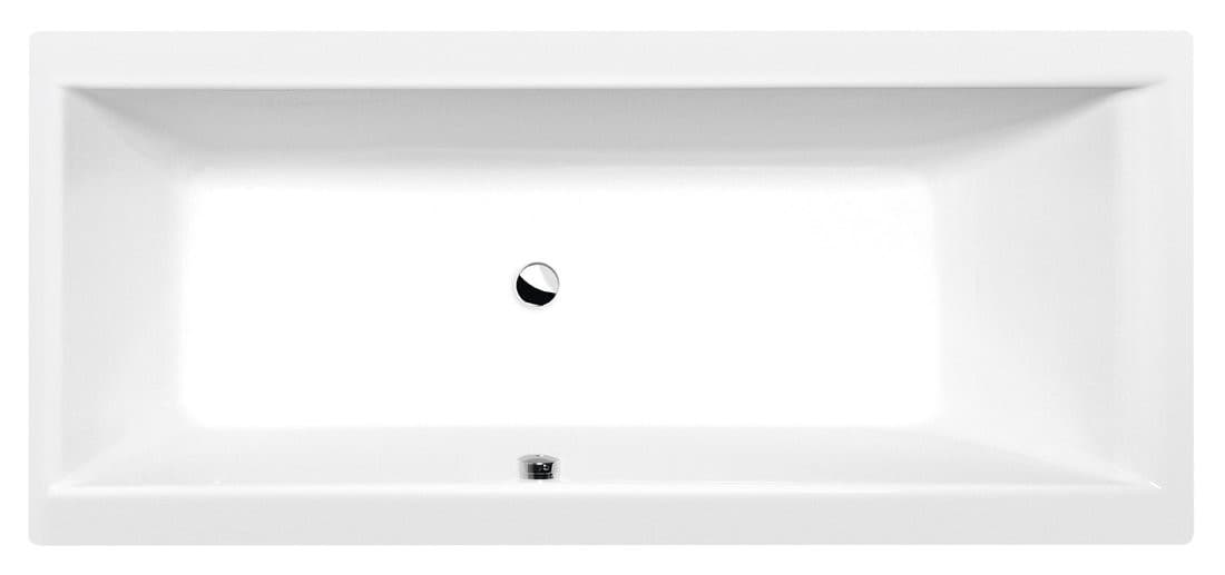 CLEO wanna prostokątna 170x75x48cm, biały mat