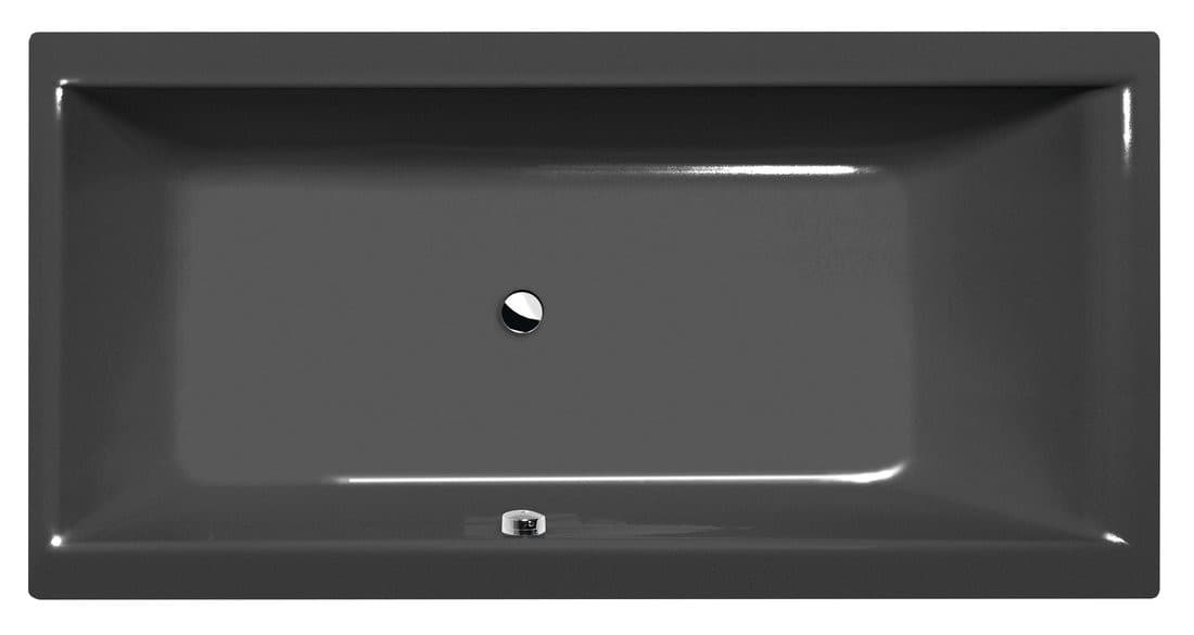 CLEO wanna prostokątna 180x90x48cm, szary