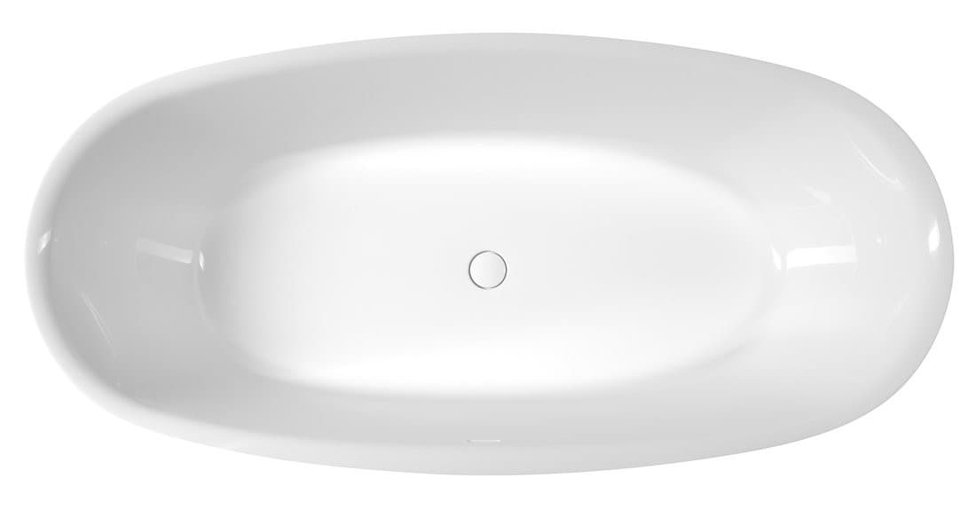 FLORINA wanna wolnostojąca, kompozyt, 170x80x61cm, biała