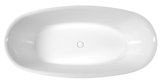 FLORINA wanna wolnostojąca, kompozyt, 170x80x61cm, biała