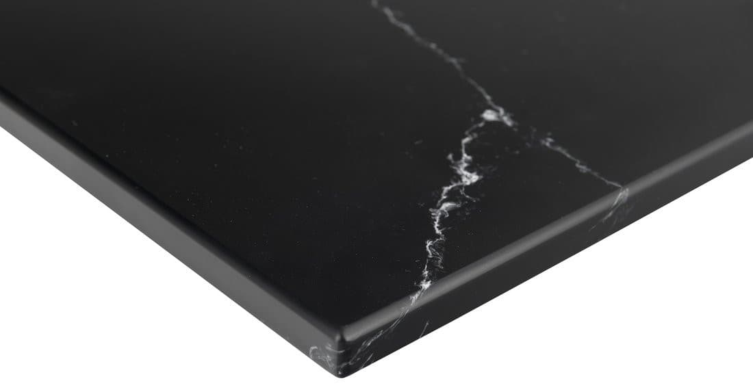 SKARA blat Rockstone 101,2x12x46cm, black attica