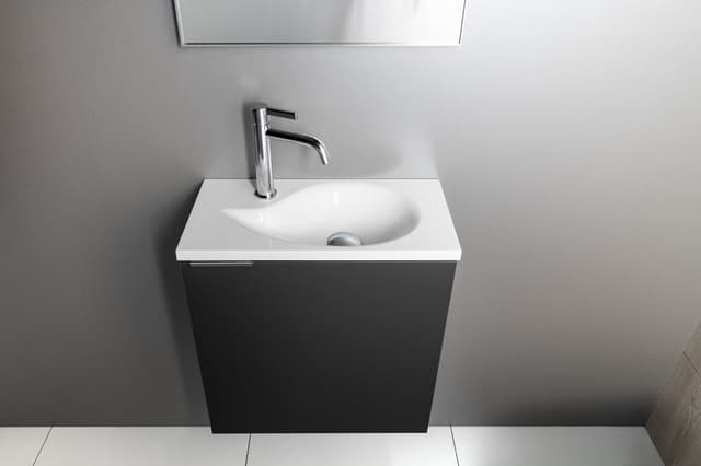 LATUS IV szafka umywalkowa 49,5x50x24,5 cm, antracyt mat