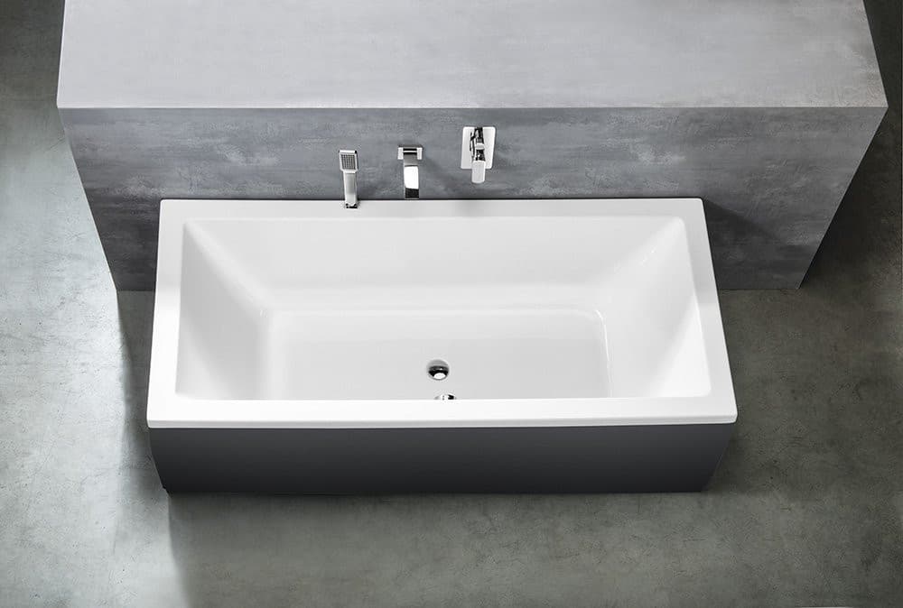 NISA wanna prostokątna 180x80x41cm, biały