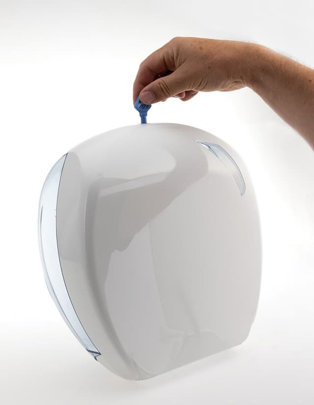 SKIN dowoznik na papier toaletowy o Ø 24cm, ABS, piasek