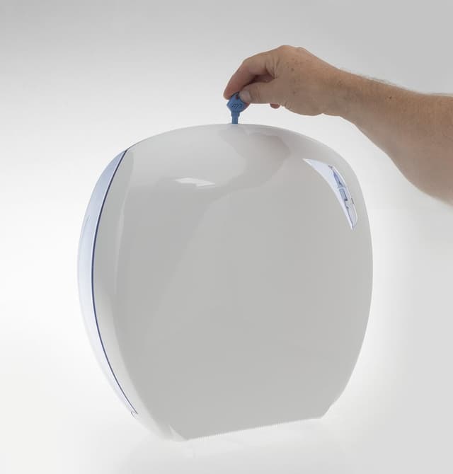 SKIN dowoznik na papier toaletowy o Ø 29cm, ABS, piasek