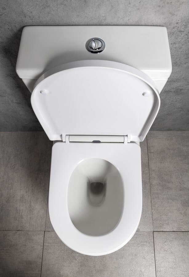 LEON RIMLESS komplakt WC, odpływ poziomy/pionowy, biały