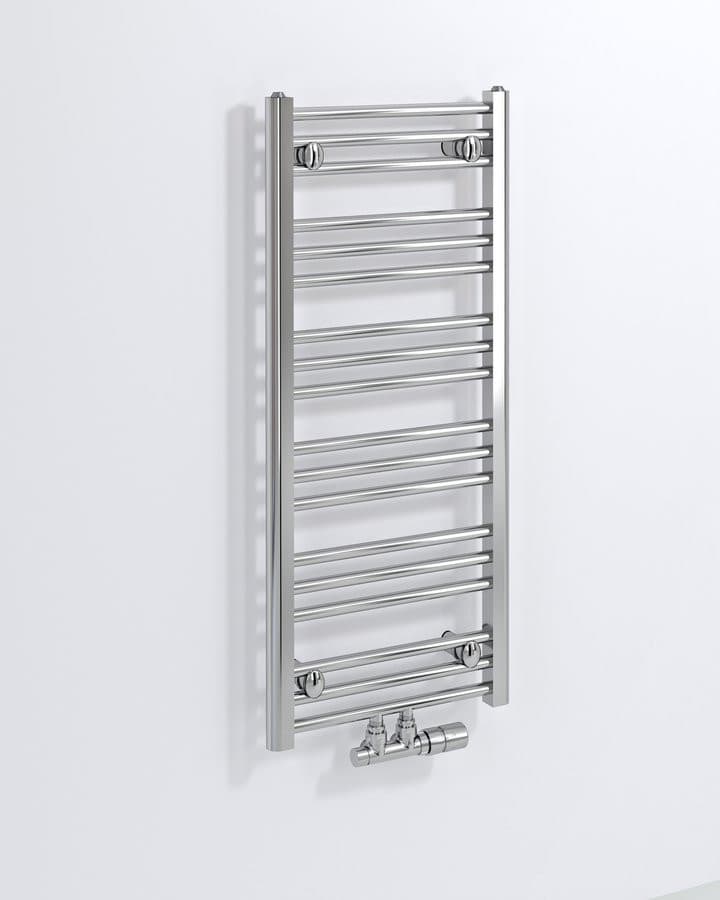 ALBRECHT grzejnik 400x930mm, podłączenie środkowe, chrom