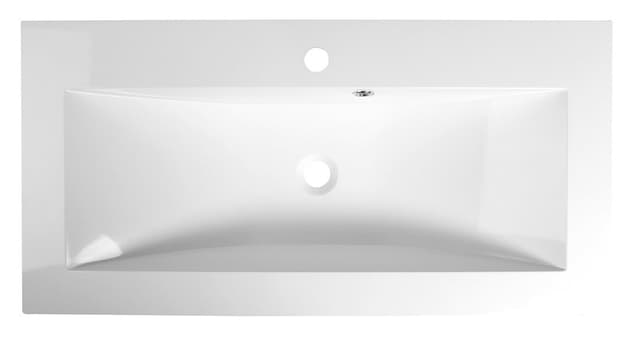 YUKON umywalka kompozytowa 90x45cm, biały