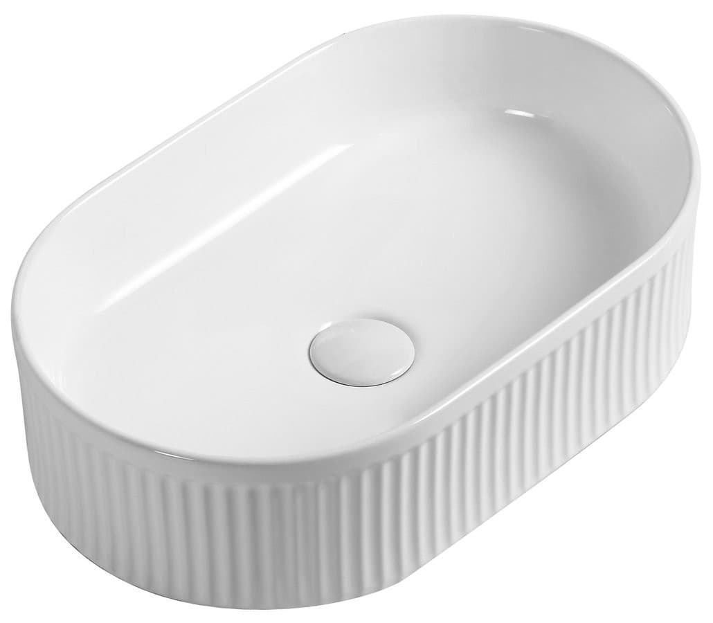 PICOBELLO umywalka ceramiczna nablatowa 49x31 cm, biały