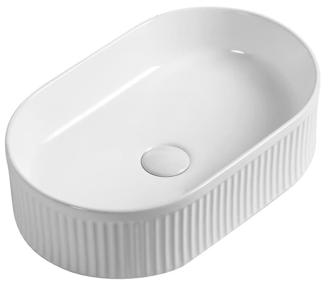 PICOBELLO umywalka ceramiczna nablatowa 49x31 cm, biały
