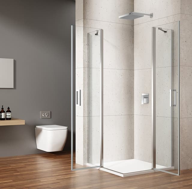 LORO kabina prysznicowa 900x900 mm, wejście z rogu
