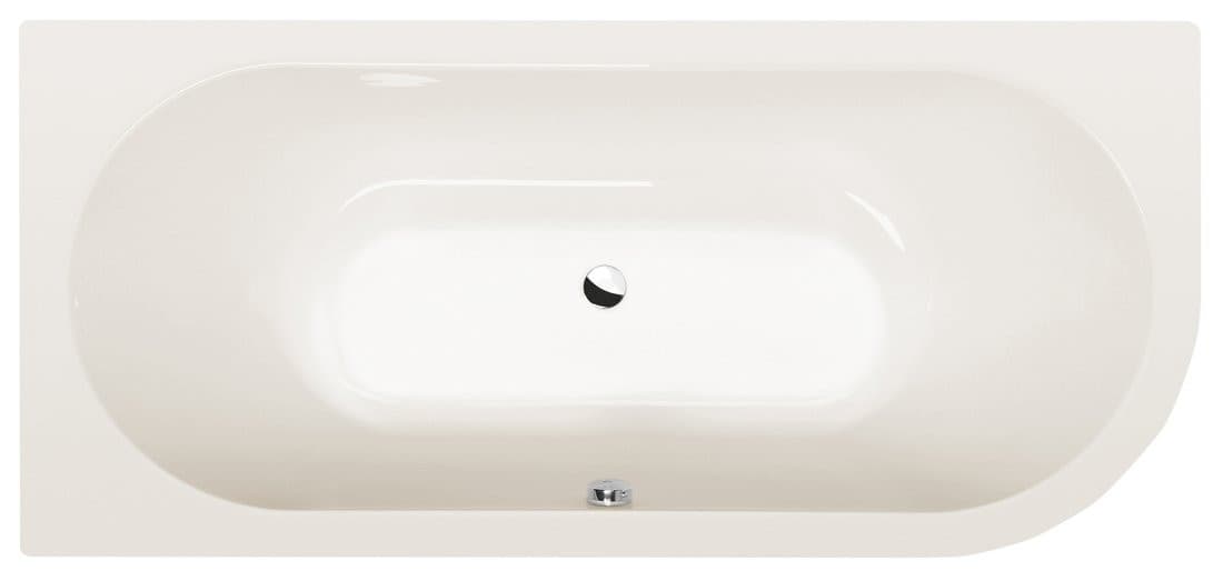 VIVA L wanna asymetryczna 175x80x47cm, ivory