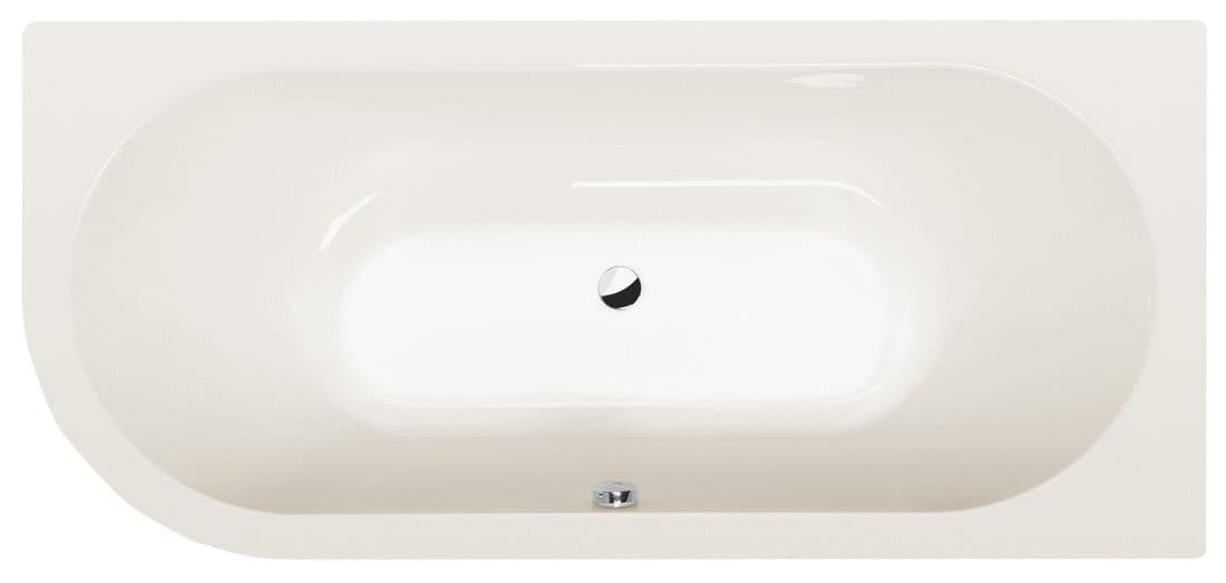 VIVA R wanna asymetryczna 175x80x47cm, ivory