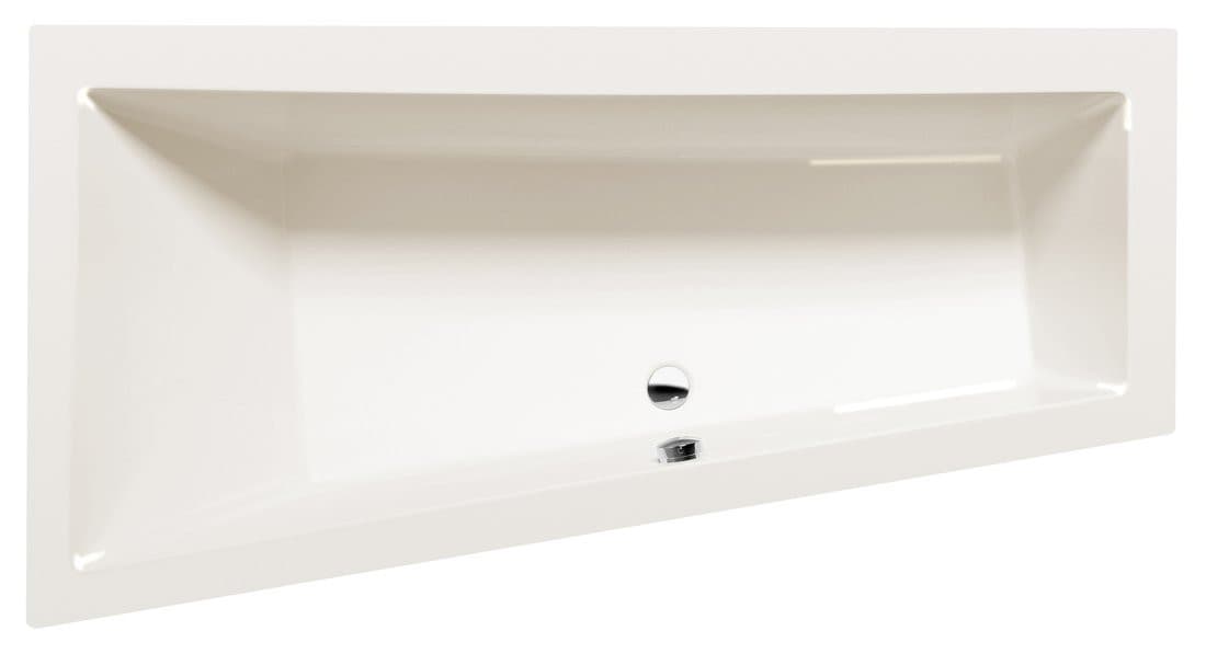 ANDRA L wanna asymetryczna 160x90x45cm, ivory