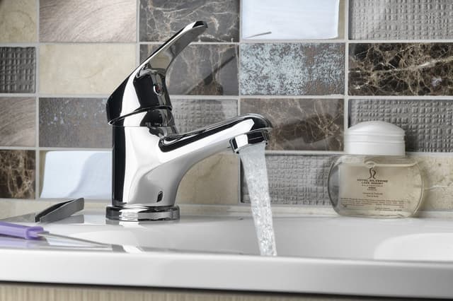 AQUALINE 35 bateria umywalkowa, ECO głowica, chrom