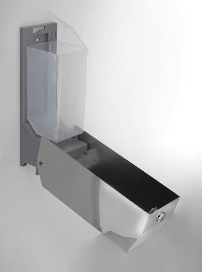 Dozownik mydła 1100ml, stal nierdzewna połysk