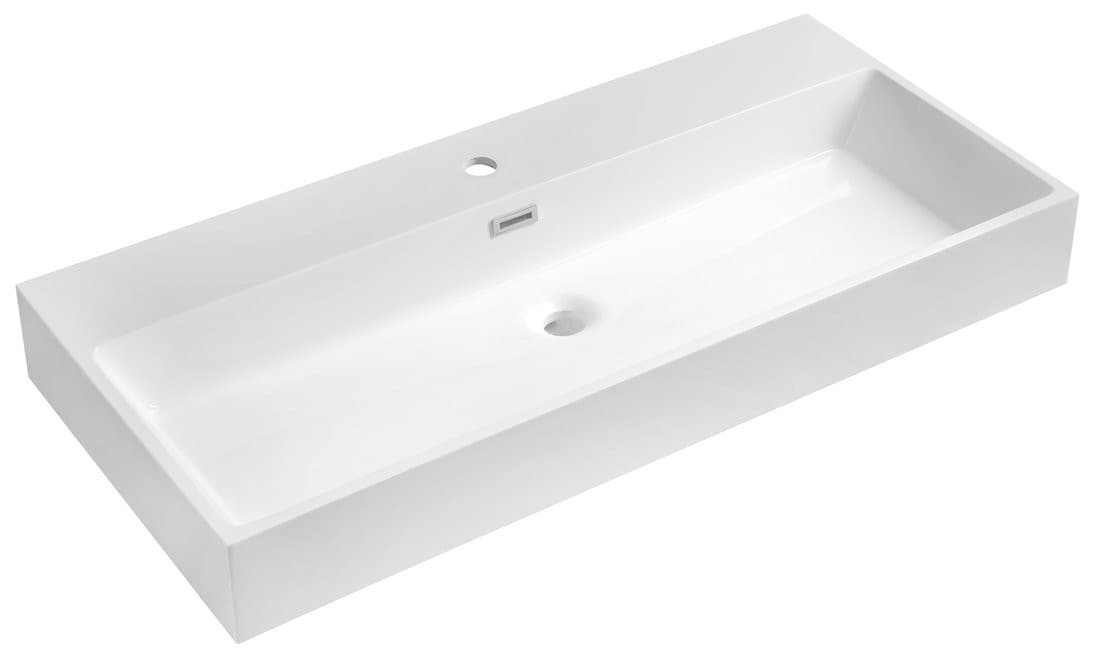 AQUATIC umywalka kompozytowa 100x46cm, biały